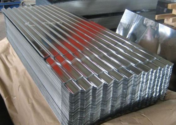 JIS G3302 SGCC जस्ती नालीदार छत शीट 275g/m² जिंक कोटिंग के साथ