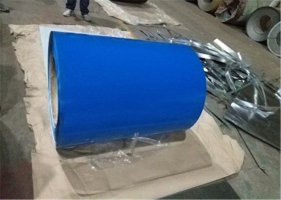 खरीदें Z80 Ral9016 जीस एस्टम 24 जी प्री पेंटेड स्टील कॉइल 1250 मिमी रगलर स्पैंगल online manufacture