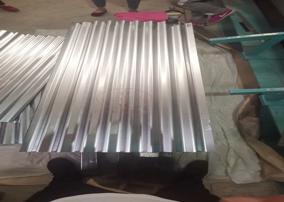 खरीदें Q345 SGCC G60 नालीदार छत पैनलों 12 फुट नालीदार धातु Cladding online manufacture